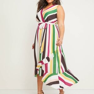 Sleeveless maxi dress.